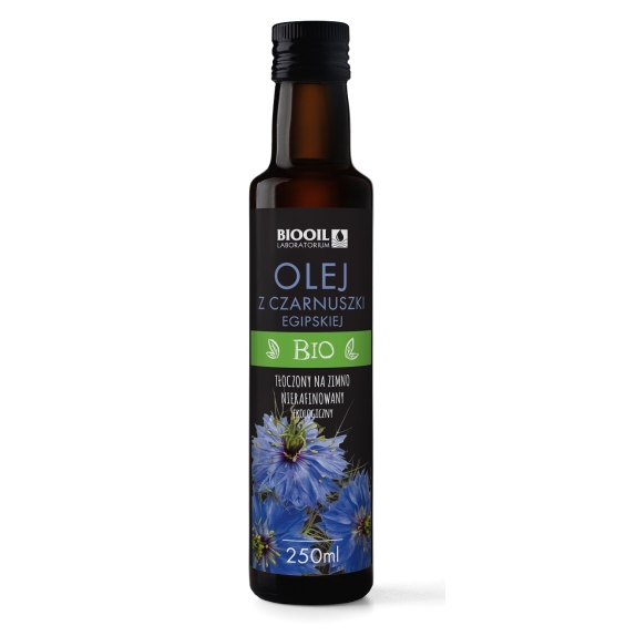 Olej z czarnuszki egipskiej tłoczony na zimno 250 ml BIO BioOil cena 54,75zł
