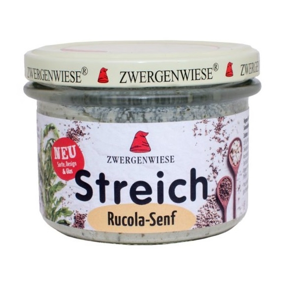 Pasta słonecznikowa z rukolą i gorczycą bezglutenowa 180 g BIO Zwergenwiese cena 12,35zł