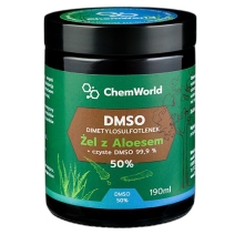 DMSO 50% CZDA w Żelu Aloesowym Aloe Vera Gel 190 ml ChemWorld