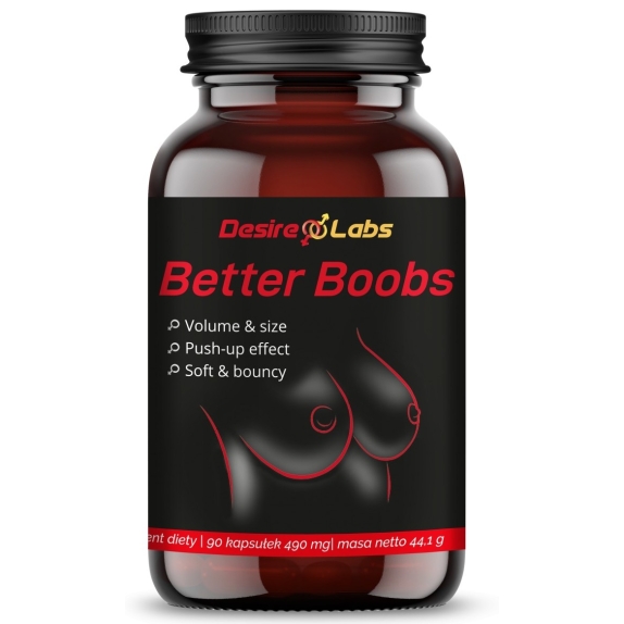 Desire Labs Better Boobs 490 mg 90 kapsułek Yango cena 14,28$
