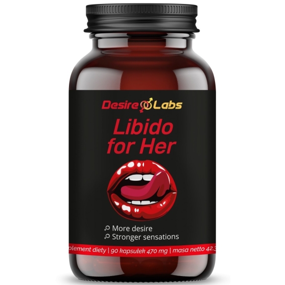 Desire Labs Libido for Her 470 mg 90 kapsułek Yango KWIETNIOWA PROMOCJA! cena 41,99zł
