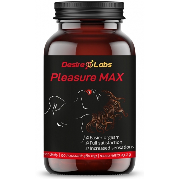 Yango Desire Labs Pleasure MAX 480 mg 90 kapsułek MAJOWA PROMOCJA! cena 12,66$
