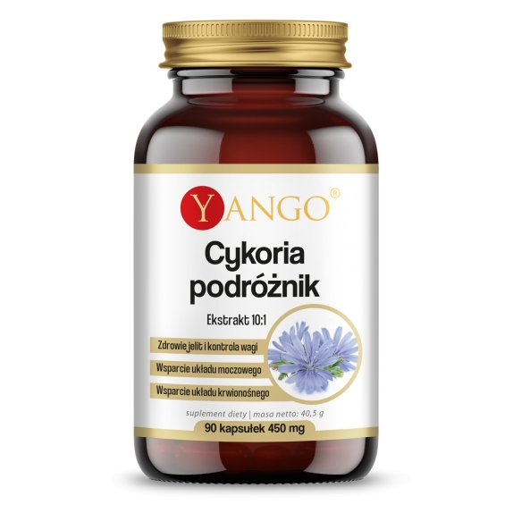 Yango Cykoria podróżnik ekstrakt 450mg 90 kapsułek cena 38,90zł