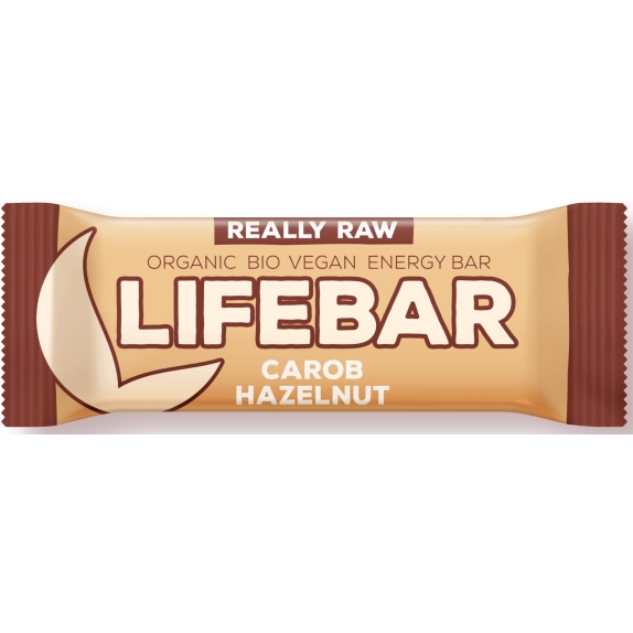 Baton daktylowo-orzechowy z karobem raw bezglutenowy 47 g BIO Life Food cena 7,09zł