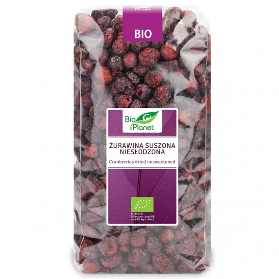 Żurawina suszona niesłodzona 150 g BIO Bio Planet  cena €10,20