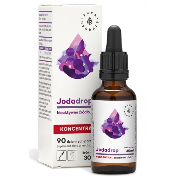 Aura Herbals Jodadrop Koncentrat krople 30 ml  cena €11,20