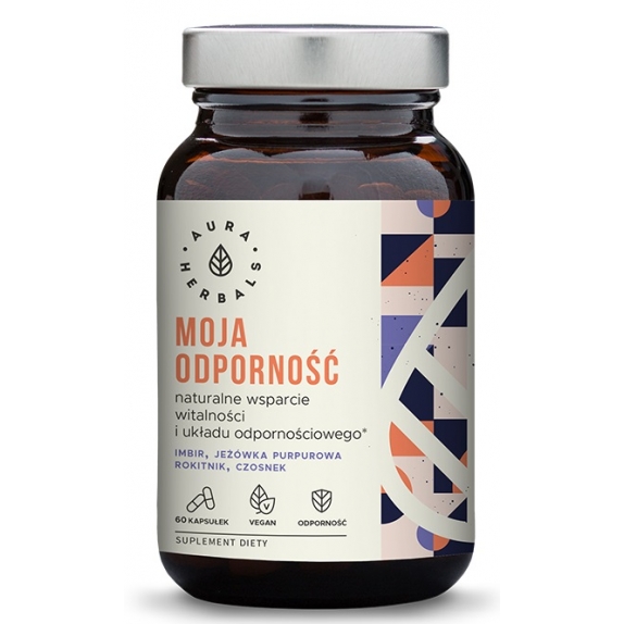 Moja Odporność Naturalny Kompleks 60 kapsułek Aura Herbals cena 8,25$