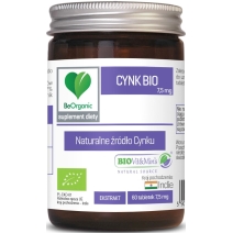 BeOrganic Cynk BIO 7,5 mg 60 tabletek Aliness