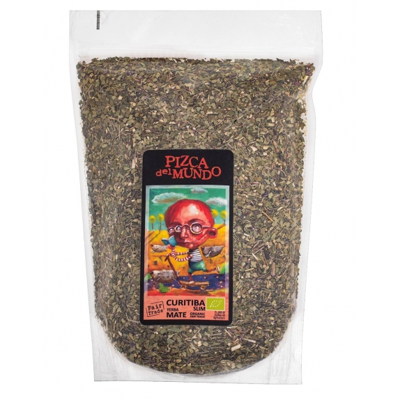 Yerba mate curtiba slim (trawienie) fair trade BIO 500g Pizca del Mundo cena 38,29zł