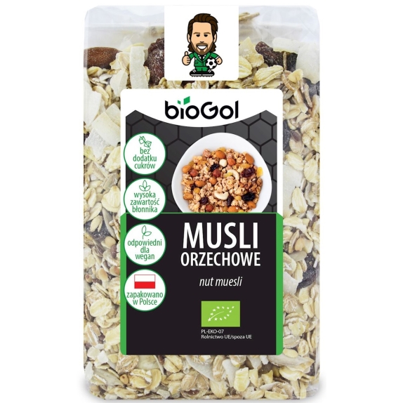 Musli orzechowe 300 g BIO BioGol cena 12,25zł