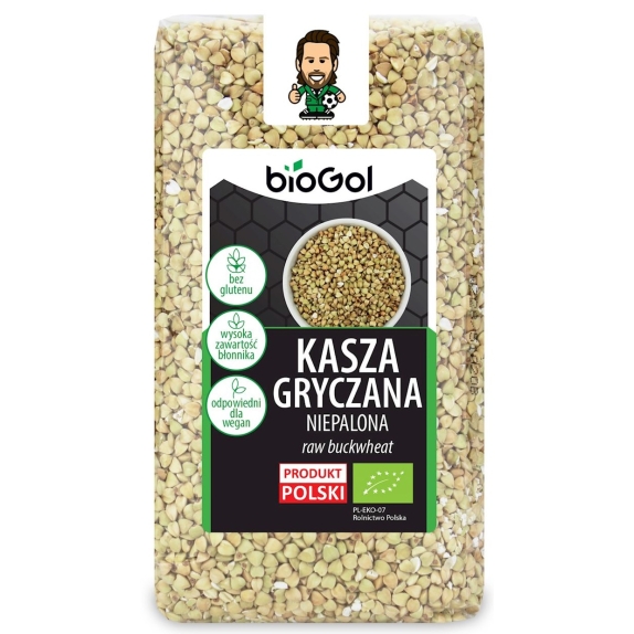 Kasza gryczana niepalona bezglutenowa 500 g BIO BioGol cena 8,55zł