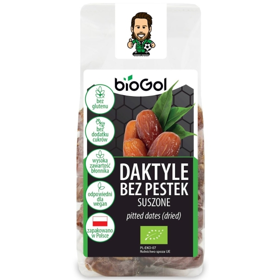 Daktyle bez pestek suszone bezglutenowe 150 g BIO BioGol cena 5,85zł