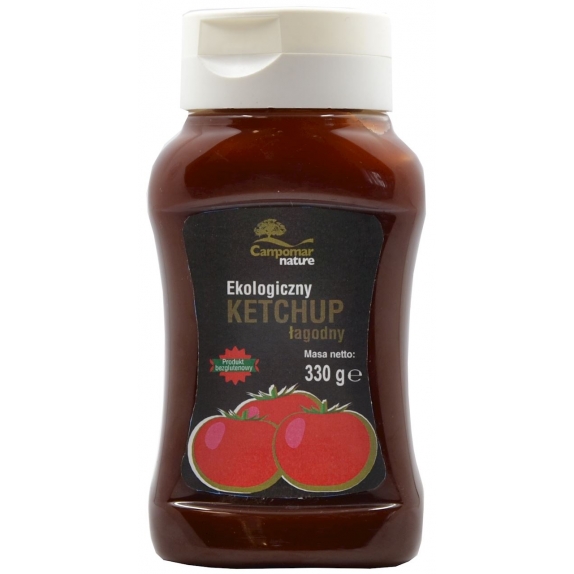 Ketchup łagodny bezglutenowy BIO 330g Campomar Nature cena 9,99zł