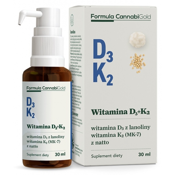 Formula CannabiGold Vitamin D3K2 30 ml HemPoland cena 59,00zł