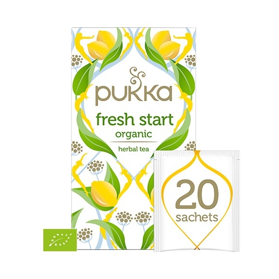 Pukka fresh start 20 saszetek BIO cena 26,90zł
