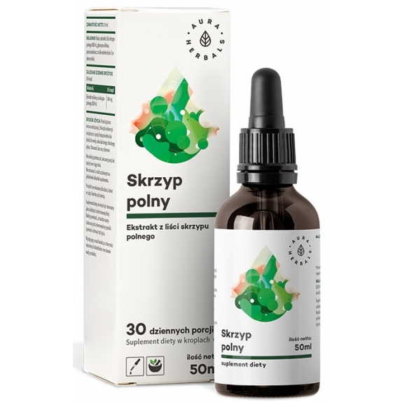 Aura Herbals skrzyp polny ekstrakt z liści 4:1 500 mg 50 ml cena €5,90