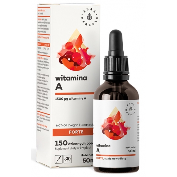 Aura Herbals Witamina A Forte 1500 µg 50 ml cena 6,55$