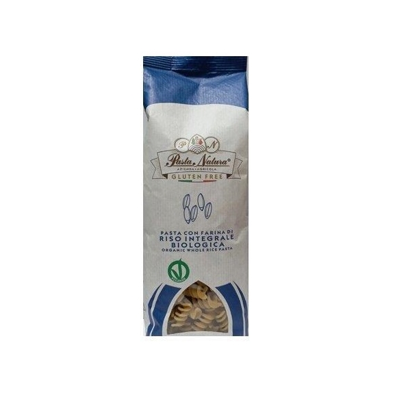 Makaron (ryżowy razowy) fusilli bezglutenowy BIO 250 g Pasta Natura cena 8,40zł
