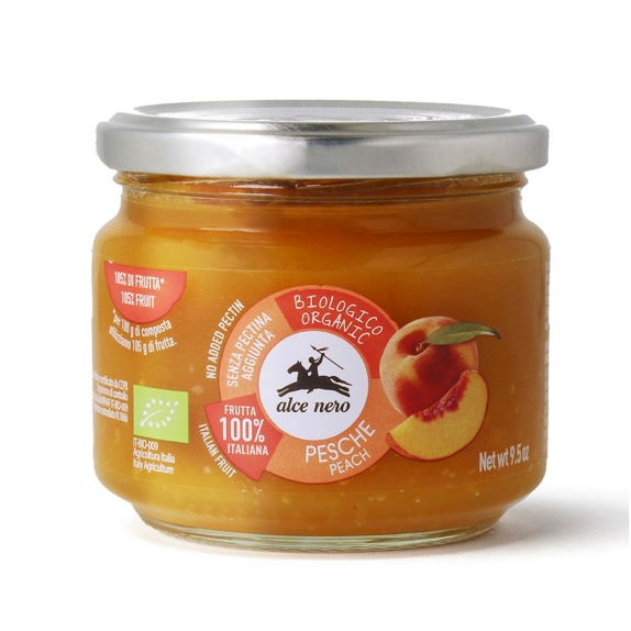 Mus brzoskwiniowy BIO 270 g Alce Nero cena 18,45zł