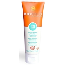 Krem przeciwsłoneczny do twarzy przeciwzmarszczowy SPF 30 ECO 50 ml Biosolis 