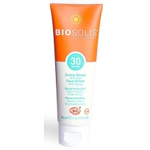 Krem przeciwsłoneczny do twarzy przeciwzmarszczowy SPF 30 ECO 50 ml Biosolis