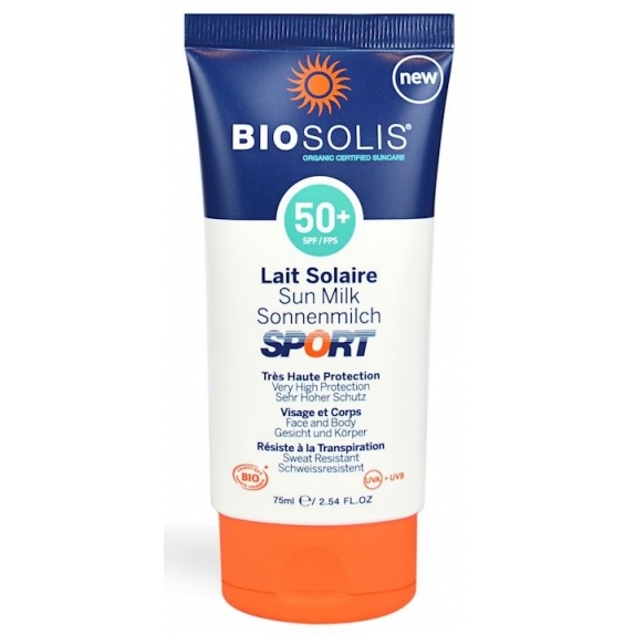 Mleczko przeciwsłoneczne sport do ciała SPF 50+ ECO 75 ml Biosolis cena 49,70zł