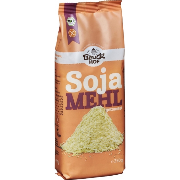 Mąka sojowa prażona bezglutenowa BIO 250 g Bauck cena 8,45zł