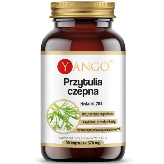 Przytulia Czepna Ekstrakt 20:1 570 mg 90 kapsułek Yango cena €8,49