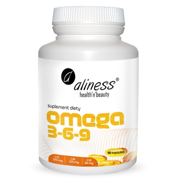 Aliness omega 3-6-9 270/225/50 mg 90 kapsułek cena 29,90zł