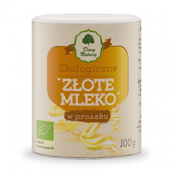 Mieszanka przypraw złote mleko BIO 100 g Dary Natury  cena 5,69$