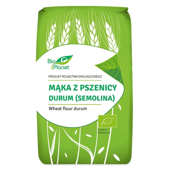 Mąka z pszenicy durum 500 g BIO Bio Planet cena 7,15zł