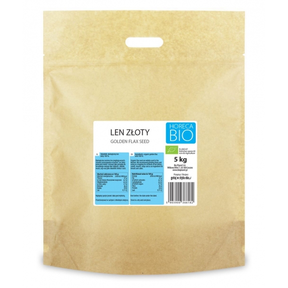 Len złoty 5 kg BIO Horeca cena 19,29$