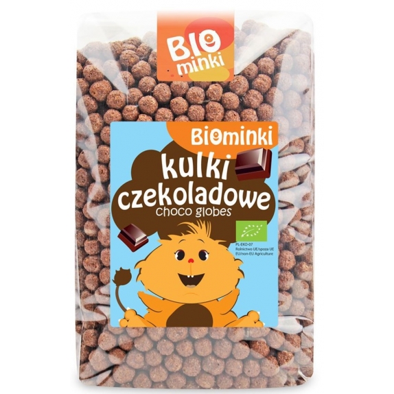 Kulki czekoladowe BIO 500 g Biominki cena 4,77$