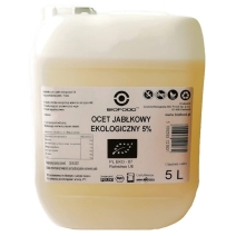 Ocet jabłkowy 5% niefiltrowany 5 L BIO Horeca (Bio Food)