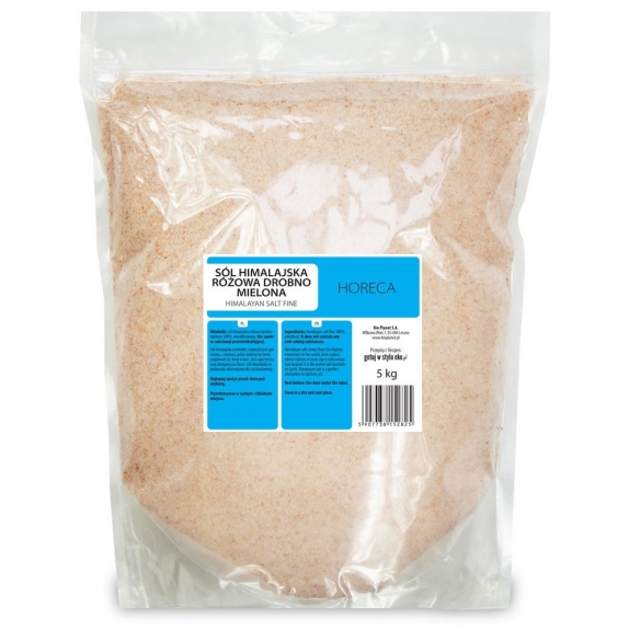 Sól himalajska różowa drobno mielona 5 kg Horeca cena 36,29zł