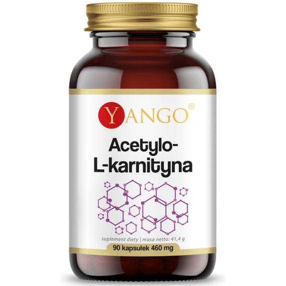 Acetylo-L-karnityna 460 mg 90 kapsułek Yango cena 45,90zł