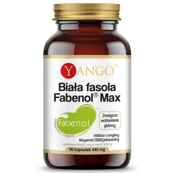 Biała fasola Fabenol® Max 440 mg 90 kapsułek Yango cena 54,90zł