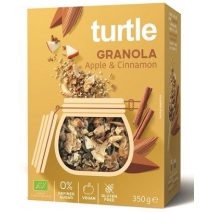 Granola jabłko-cynamon 350 g BIO Turtle