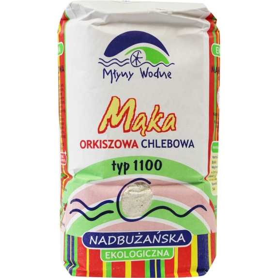 Mąka orkiszowa typ 1100 1 kg BIO Młyny Wodne cena 16,69zł