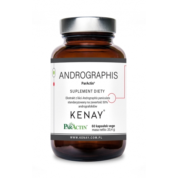 Kenay Andrographis ParActin® 60 vege kapsułek cena 47,23zł
