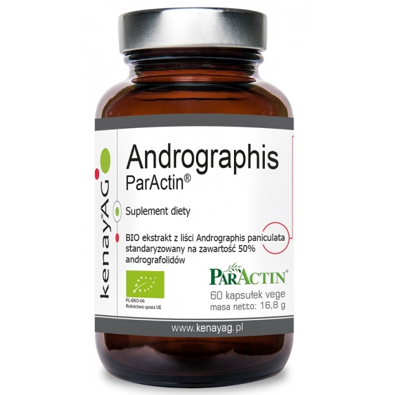 Andrographis ParActin® BIO 60 vege kapsułek Kenay cena 49,90zł