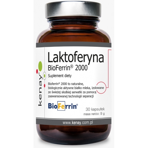 Laktoferyna BioFerrin® 2000 30 kapsułek Kenay cena 162,00zł