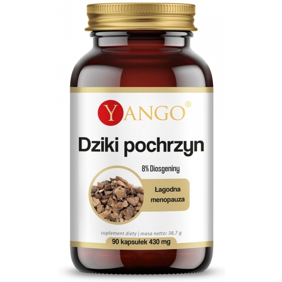 Yango Dziki pochrzyn 8% Diosgeniny 90 kapsułek cena 13,47$