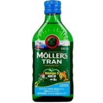 Moller's tran norweski smak owocowy 250 ml