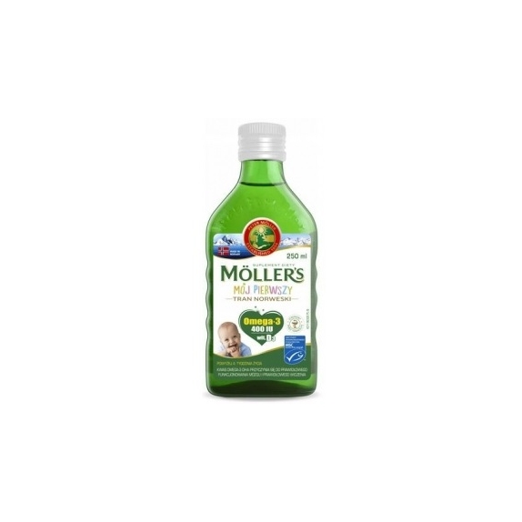 Moller's Mój Pierwszy Tran płyn 250 ml cena 47,15zł