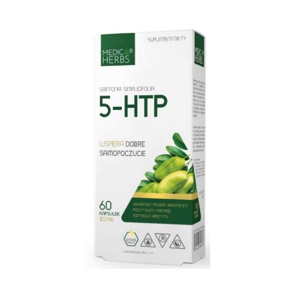 5 - HTP 60 kapsułek Medica Herbs cena 25,99zł