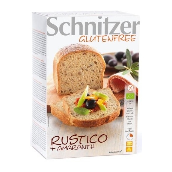 Chleb bezglutenowy rustico z amarantusem 500g BIO Schnitzer cena 22,95zł