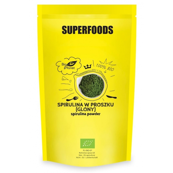 Spirulina w proszku (glony) 600 g BIO Bio Planet cena 49,85zł