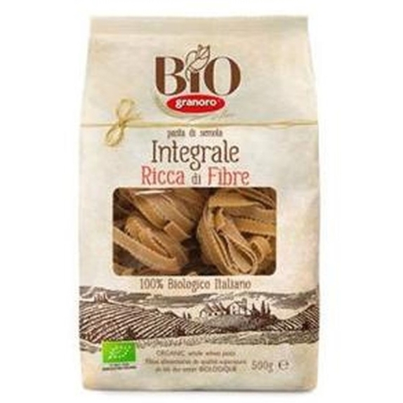 Makaron gniazda pełnoziarnisty 500 g BIO Granoro cena 8,39zł