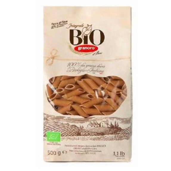 Makaron penne rigate pełnoziarnisty 500 g BIO Granoro cena 6,25zł